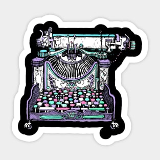 Magical Typewriter Sticker